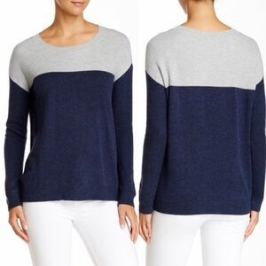 Joie Camilla Two-Tone Pull Over Sweater Large